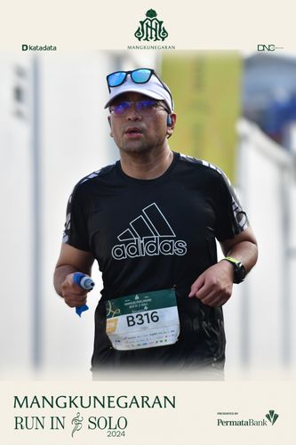 Race photo from Mangkunegaran Run 2024