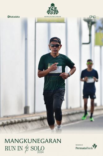 Race photo from Mangkunegaran Run 2024