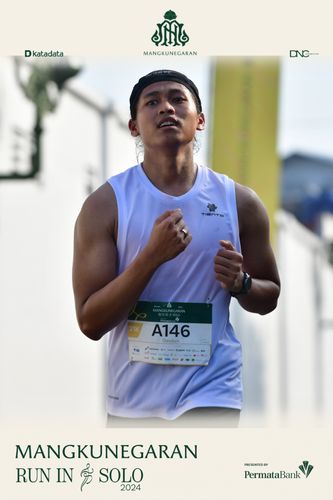 Race photo from Mangkunegaran Run 2024
