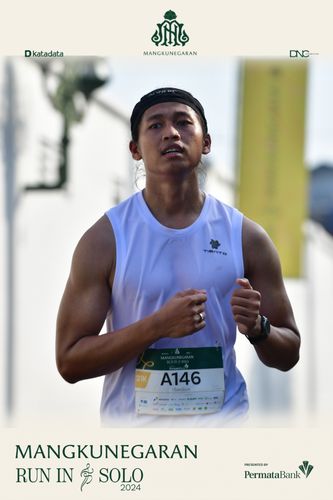 Race photo from Mangkunegaran Run 2024