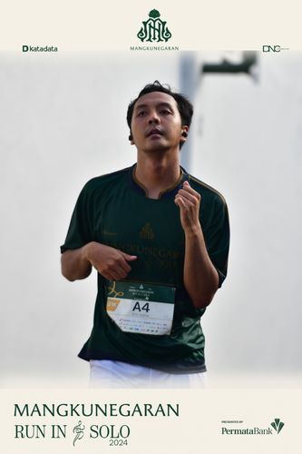 Race photo from Mangkunegaran Run 2024