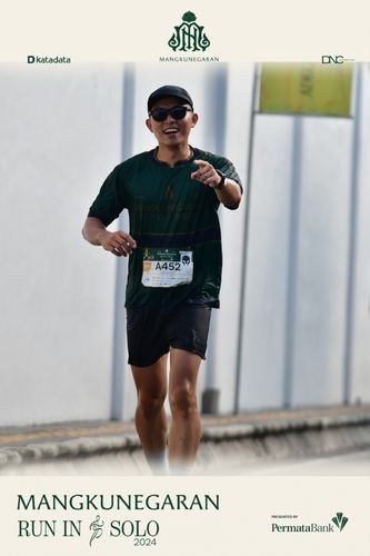 Race photo from Mangkunegaran Run 2024