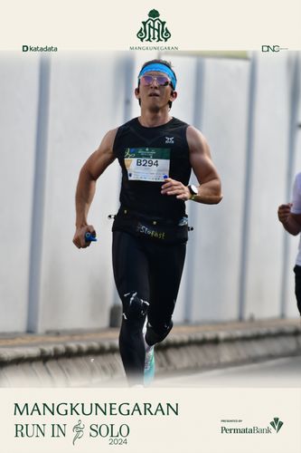 Race photo from Mangkunegaran Run 2024