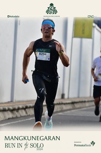 Race photo from Mangkunegaran Run 2024