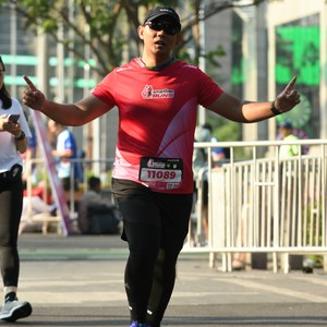 Race photo from SMARTFREN RUN 2026