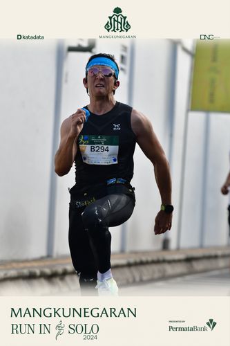 Race photo from Mangkunegaran Run 2024