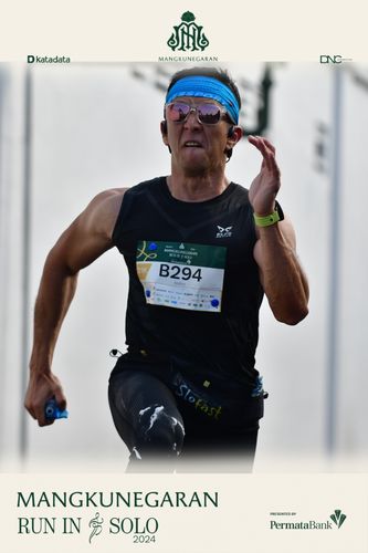 Race photo from Mangkunegaran Run 2024