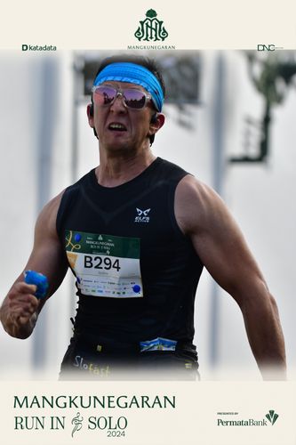 Race photo from Mangkunegaran Run 2024