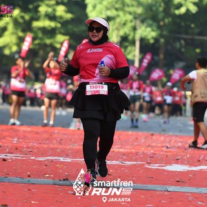 Race photo from SMARTFREN RUN 2026