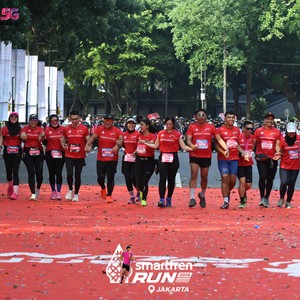Race photo from SMARTFREN RUN 2026