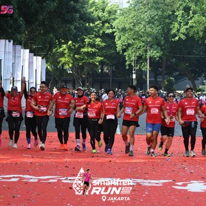 Race photo from SMARTFREN RUN 2026