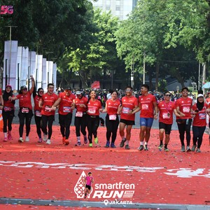 Race photo from SMARTFREN RUN 2026