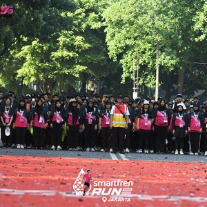 Race photo from SMARTFREN RUN 2026