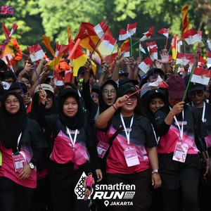 Race photo from SMARTFREN RUN 2026