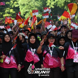 Race photo from SMARTFREN RUN 2026
