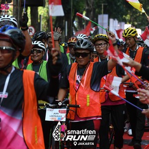 Race photo from SMARTFREN RUN 2026