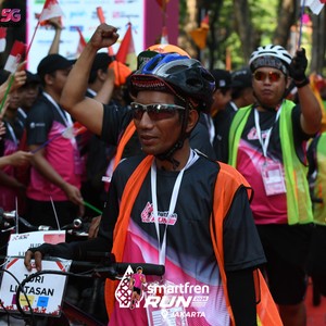 Race photo from SMARTFREN RUN 2026