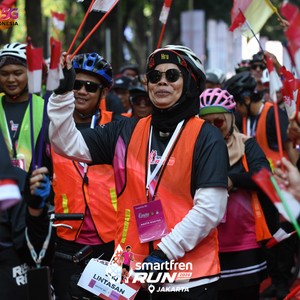 Race photo from SMARTFREN RUN 2026