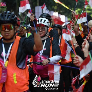 Race photo from SMARTFREN RUN 2026