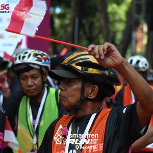 Race photo from SMARTFREN RUN 2026
