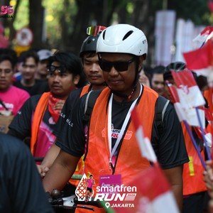 Race photo from SMARTFREN RUN 2026
