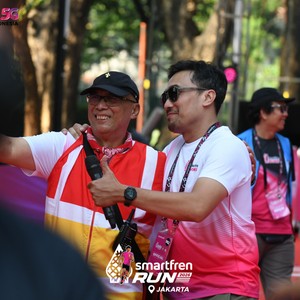 Race photo from SMARTFREN RUN 2026
