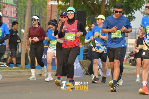 Race photo from ISOPlus Run 2024 Jakarta
