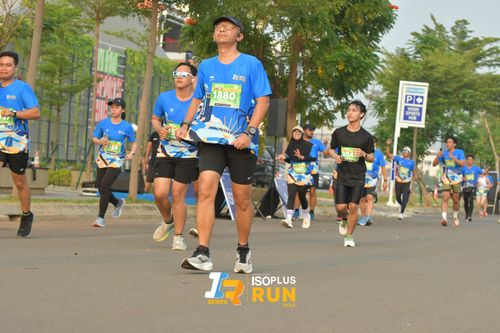 Race photo from ISOPlus Run 2024 Jakarta