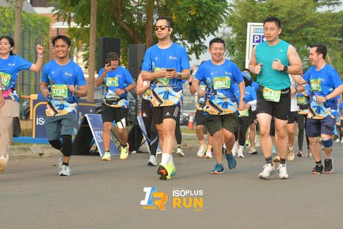 Race photo from ISOPlus Run 2024 Jakarta