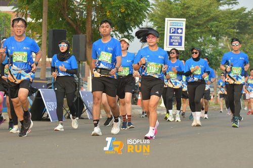 Race photo from ISOPlus Run 2024 Jakarta
