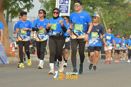 Race photo from ISOPlus Run 2024 Jakarta