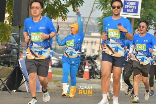 Race photo from ISOPlus Run 2024 Jakarta