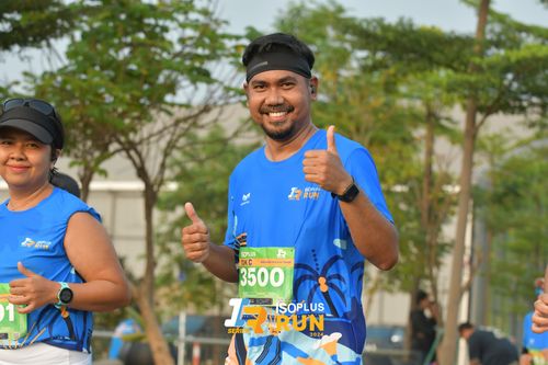 Race photo from ISOPlus Run 2024 Jakarta
