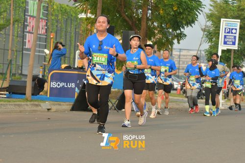 Race photo from ISOPlus Run 2024 Jakarta