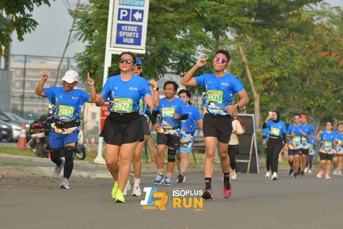 Race photo from ISOPlus Run 2024 Jakarta
