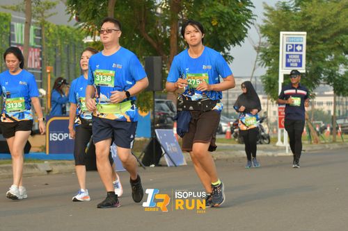 Race photo from ISOPlus Run 2024 Jakarta
