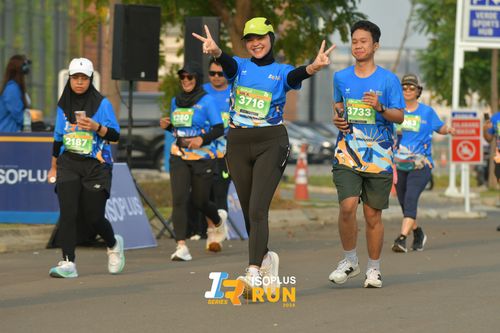 Race photo from ISOPlus Run 2024 Jakarta
