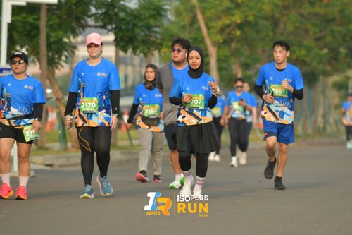 Race photo from ISOPlus Run 2024 Jakarta
