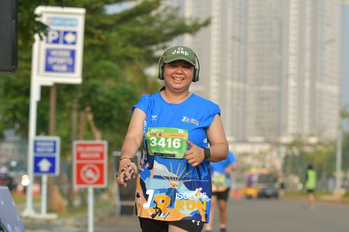 Race photo from ISOPlus Run 2024 Jakarta
