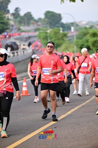 Race photo from CISANGKAN KBP CITY RUN 2025