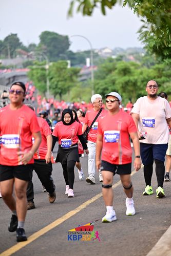 Race photo from CISANGKAN KBP CITY RUN 2025
