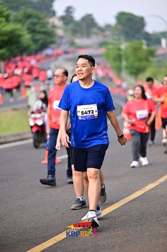 Race photo from CISANGKAN KBP CITY RUN 2025