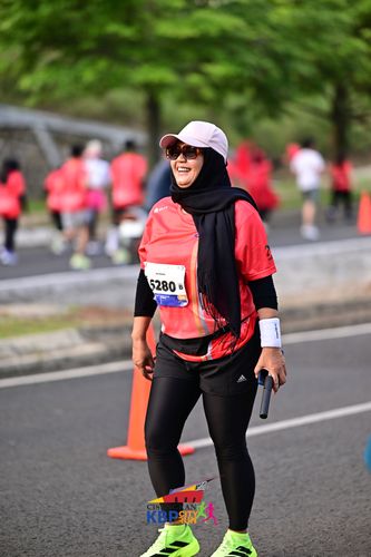 Race photo from CISANGKAN KBP CITY RUN 2025