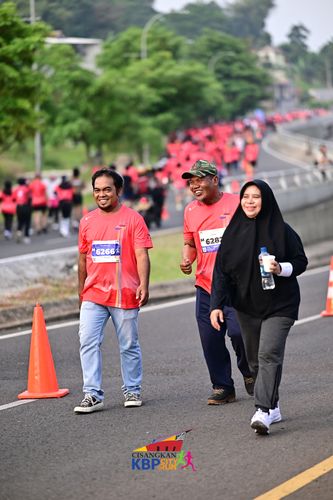 Race photo from CISANGKAN KBP CITY RUN 2025