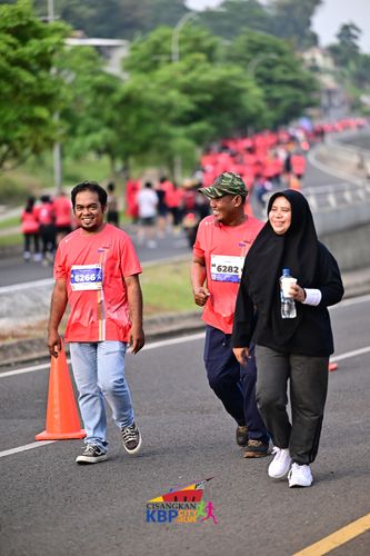 Race photo from CISANGKAN KBP CITY RUN 2025