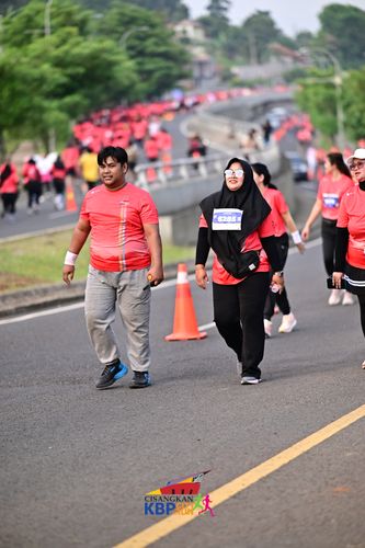 Race photo from CISANGKAN KBP CITY RUN 2025