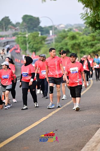 Race photo from CISANGKAN KBP CITY RUN 2025