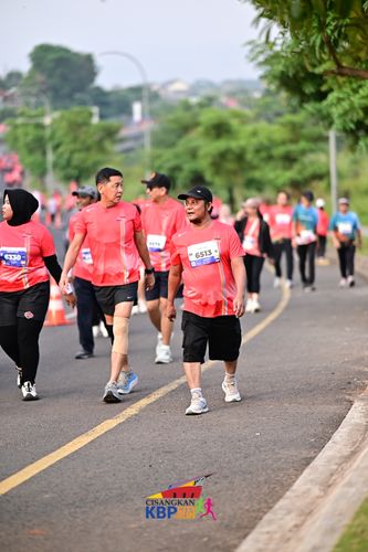 Race photo from CISANGKAN KBP CITY RUN 2025