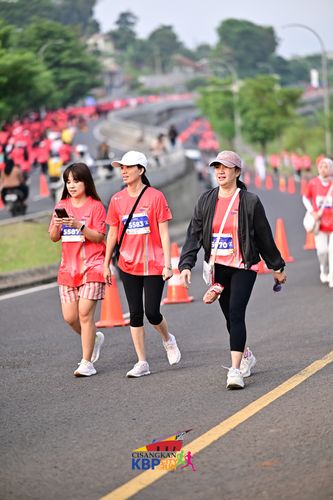 Race photo from CISANGKAN KBP CITY RUN 2025