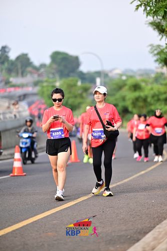 Race photo from CISANGKAN KBP CITY RUN 2025